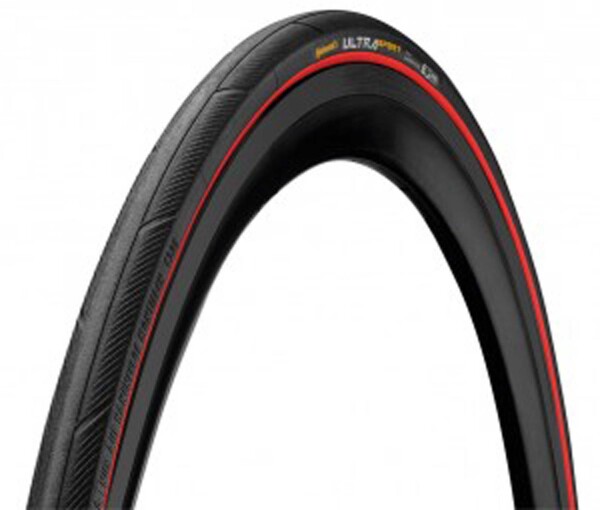 reifen conti ultra sport iii faltbar 28" 700x25c 25-622 schwarz/rot skin     