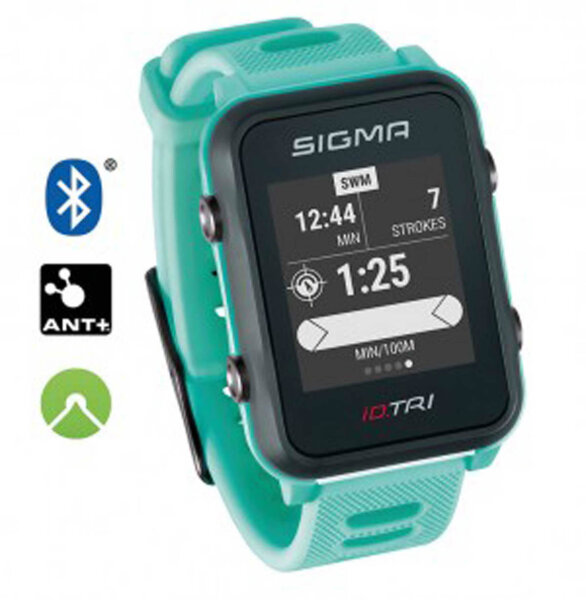 sport uhr sigma id tri basic neon mint