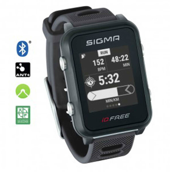 sport uhr sigma id free grau