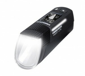 led-akku-leuchtenset trelock i-go vision ls 660/740  schwarz mit halter