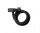 spiralkabelschloss trelock 150cm &oslash; 8 mm sk 108/150, schwarz, mit halter zk 108
