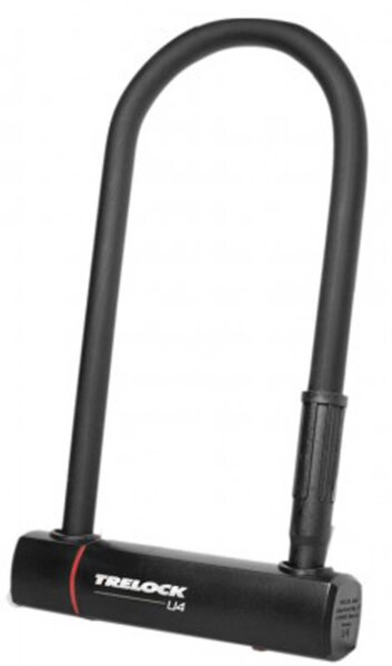 b&uuml;gelschloss trelock mit halter zb 401 u4, schwarz, 102-230mm, &oslash;14mm