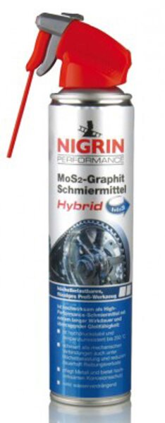 mos2 schmiermittel nigrin hybrid 400ml, spraydose, mit graphit