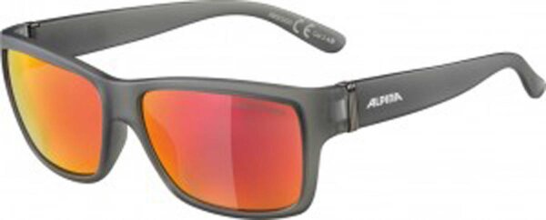 sonnenbrille alpina kacey schwarz cool grey  glas red mirror. s3