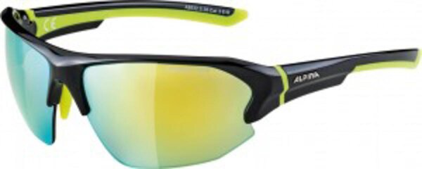 sonnenbrille alpina lyron hr rahmen sw/neon gelb glas gelb versp.s3
