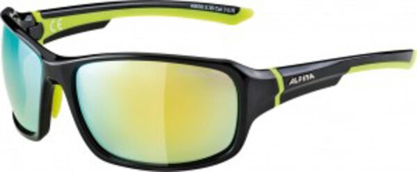 sonnenbrille alpina lyron rahmen sw/neon gelb glas gelb versp.s3