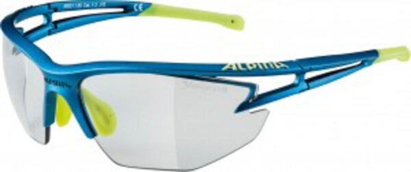Sonnenbrille Alpina Eye-5 HR VL+schwarz blau/gelb  Glas Vario sw fogst