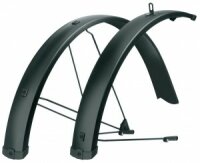 trekkingbleche sks bluemels 75 u long 27,5+29", 75mm, kunststoff, schwarz matt