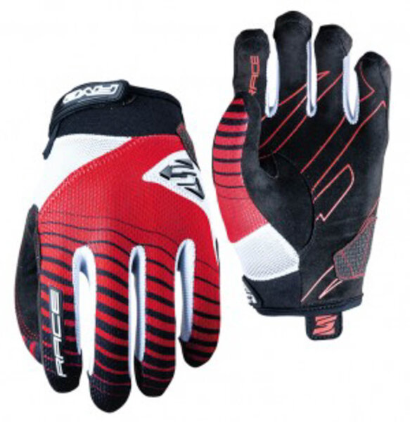 handschuh five gloves race kinder, gr. xl / 6, rot