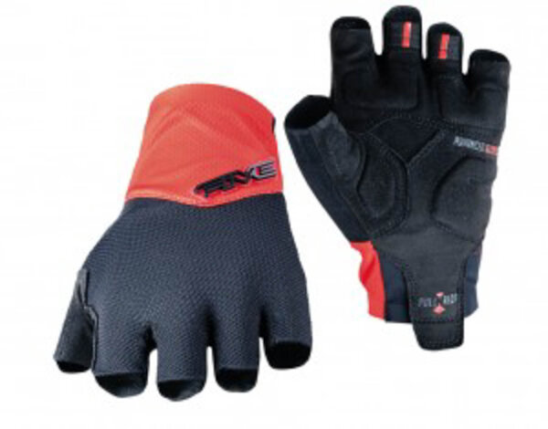 handschuh five gloves rc1 shorty herren, gr. xxl / 12, rot/schwarz