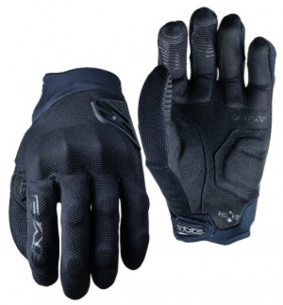 handschuh five gloves xr - trail protech damen, gr. xs / 7, schwarz