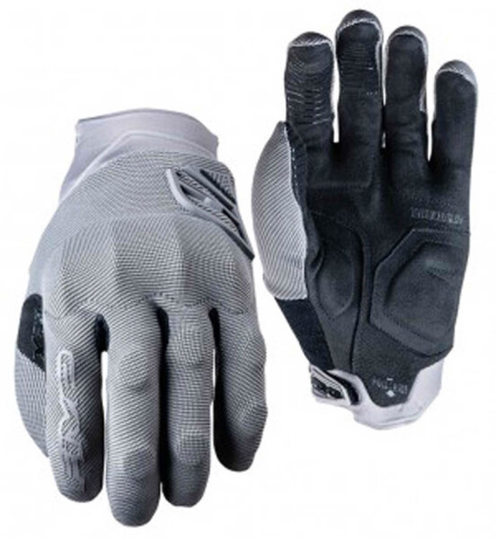 handschuh five gloves xr - trail protech herren, gr. s / 8, zement