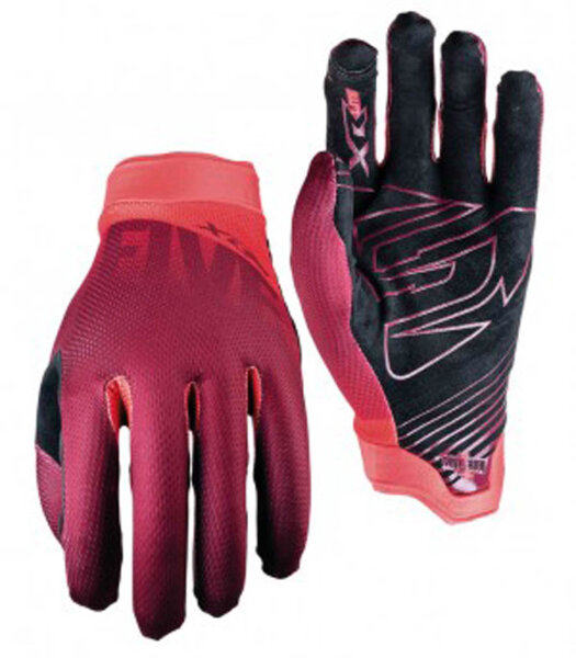 handschuh five gloves xr - lite bold herren, gr. s / 8, rot/rot