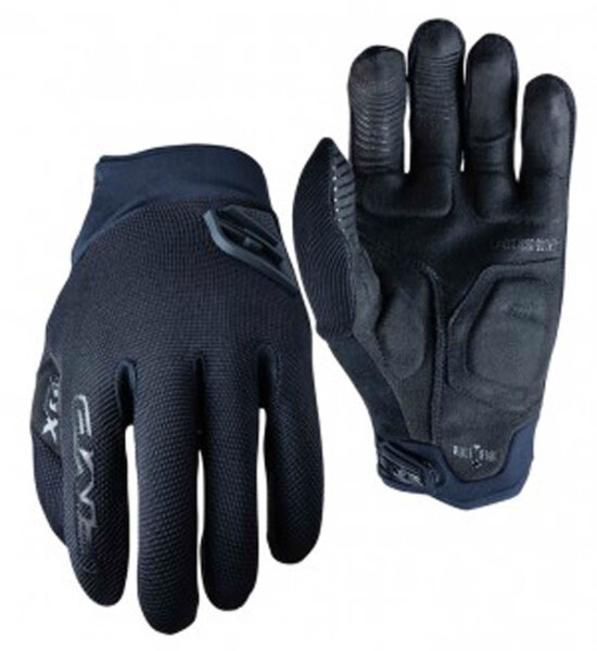 handschuh five gloves xr - trail gel damen, gr. l / 10, schwarz