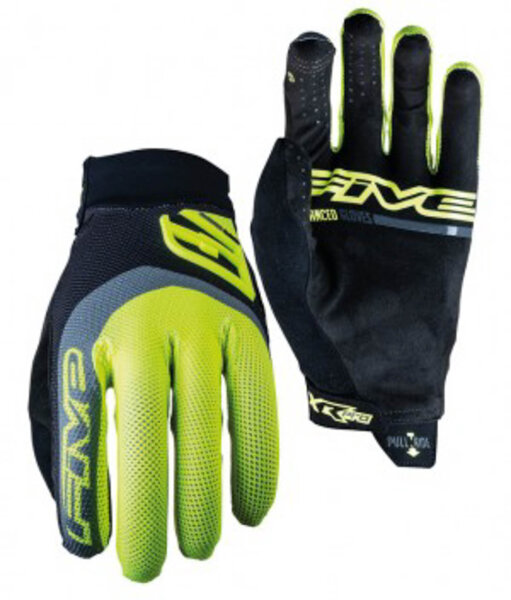 handschuh five gloves xr - pro herren, gr. xxl / 12, gelb fluo
