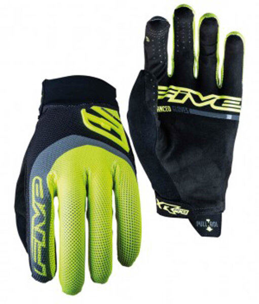handschuh five gloves xr - pro herren, gr. xl / 11, gelb fluo