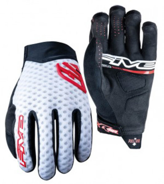 handschuh five gloves xr - air herren, gr. xl / 11, wei&szlig;/rot