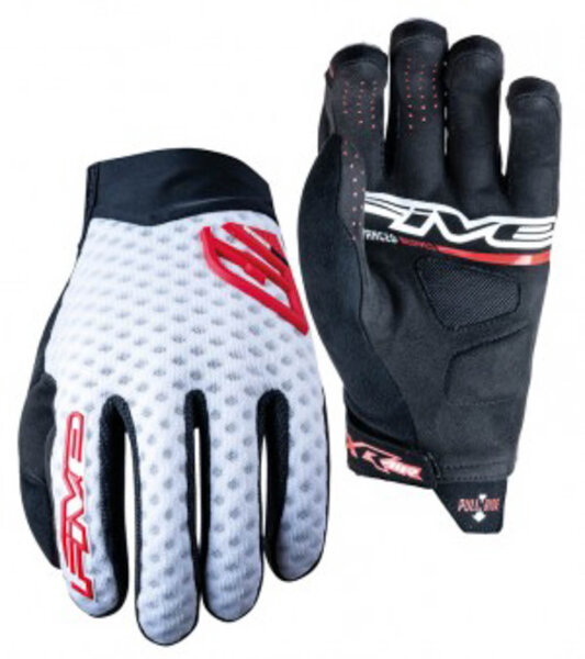 handschuh five gloves xr - air herren, gr. xl / 11, weiß/rot