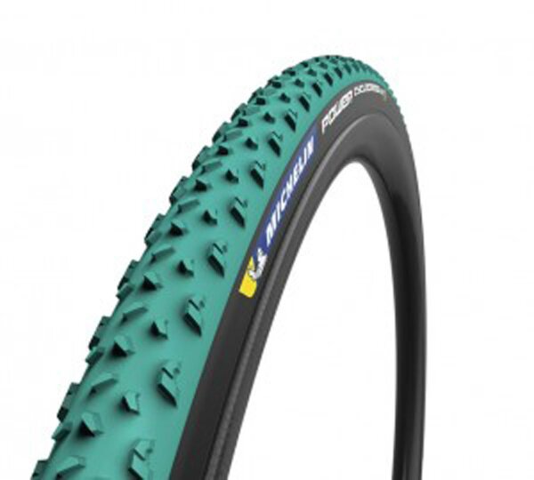 reifen michelin power cyclocross mud fb. 28" 700x33c 33-622 grün tl-ready        