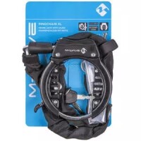 rahmenschloss m-wave ringchain xl schwarz, mit kette (5,5 x 5,5 x 1.000mm)