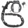 rahmenschloss m-wave ringchain xl schwarz, mit kette (5,5 x 5,5 x 1.000mm)