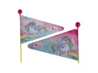 bike fashion sicherheits- wimpel einhorn paradies