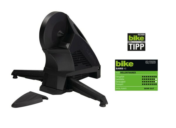 Heimtrainer H3 Smart Trainer Saris Direct Drive, schwarz