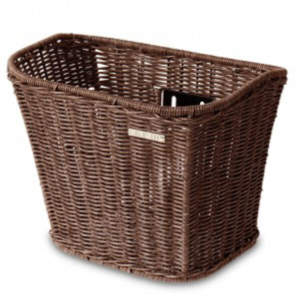 Vorderrrad-Korb Basil Berlin 35x23x27cm natur-braun Rattan o. Halter