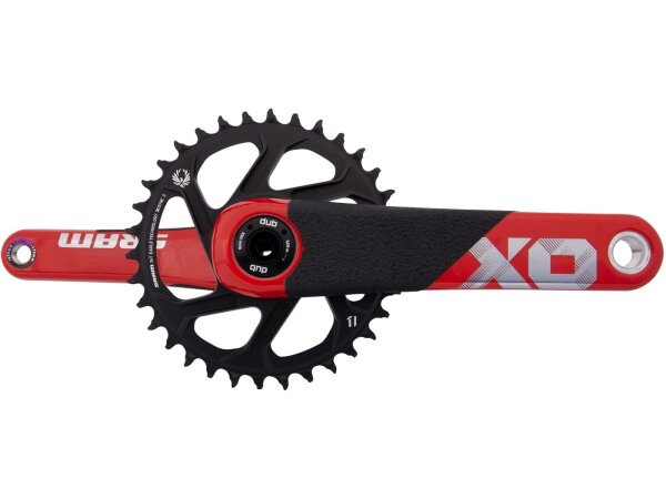 krg sram x01 dh dub83 170mm 10/11-fach ohne dub-lager,rot, 34 z., x-sync2, dm