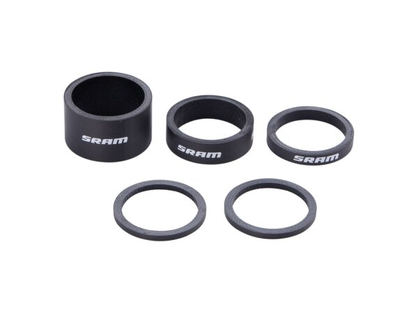 SRAM Spacer-Set SB-verpackt, aus Carbon für 1 1/8", Set zu f
