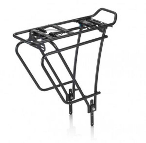 xlc-alu systemgepäckträger rp-r11 schwarz, 26" -28" mit packtaschenbügel