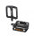 xlc plattform-pedal pd-m29 schwarz mit reflektor