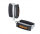 xlc universal pedal gummiblock schwarz, 9/16",reflektor