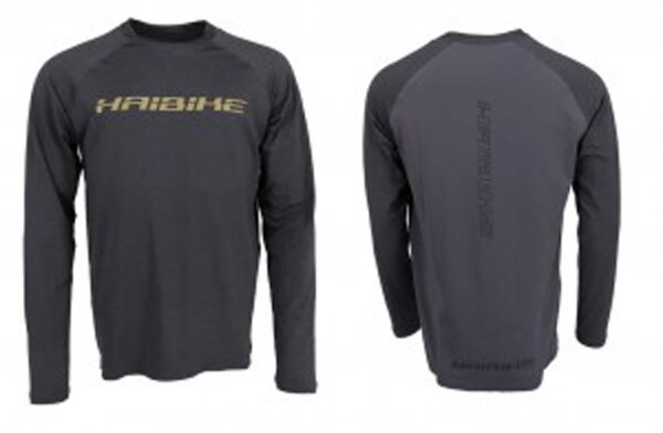 trikot haibike man gold grau, größe l