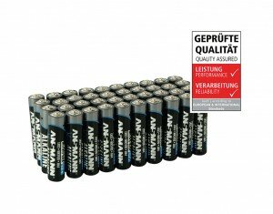 batterie ansmann red alkaline micro lr03 1,5 v, 1 x = 1 box mit 40 stück!