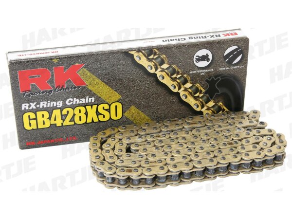 RK Kette "GB428XSO" 1/2 x 5/16, XW-Ring Kette, Zug 140 Glieder, N
