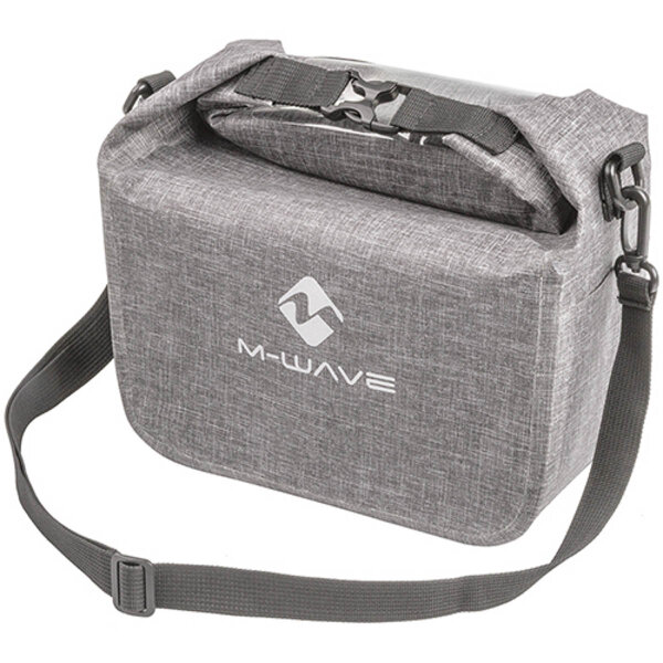 M-WAVE Lenkertasche "Suburban Front" Volumen: ca.  grau