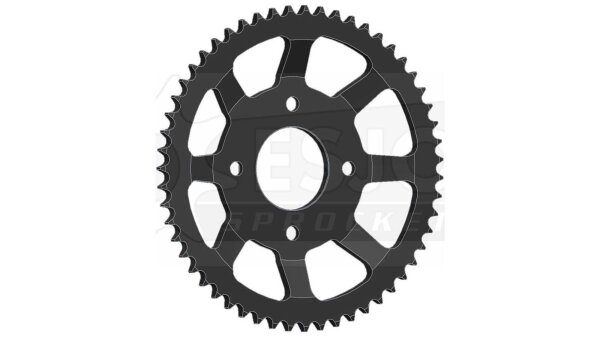 ESJOT Kettenrad "15101" 428, Stahl, schwarz 55 Zähne