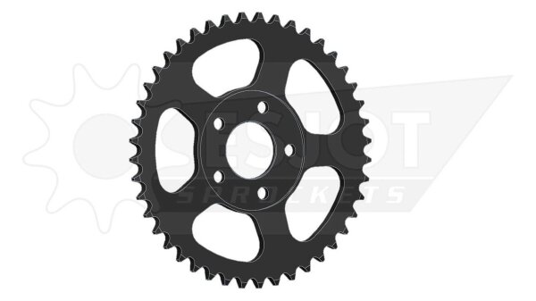 ESJOT Kettenrad "13023" 420, Stahl, schwarz 44 Zähne