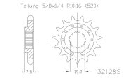ESJOT Antriebsritzel "32128" 520, Stahl...