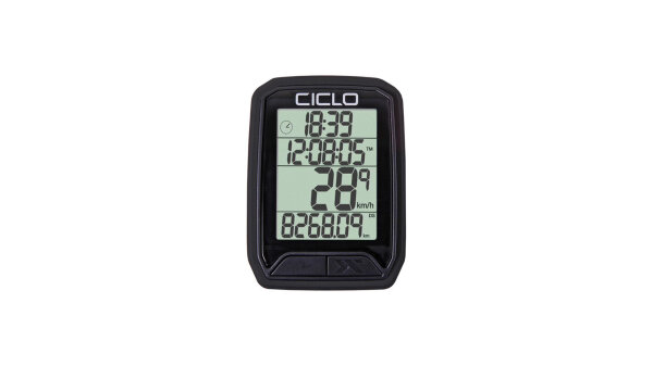 CICLOSPORT Fahrradcomputer "Protos 113" SB-verpack schwarz