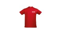 BS-BATTERY T-Shirt, Rot mit wei&szlig;em Logo, Gr. XL