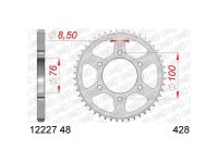 AFAM Kettenrad "12227" 428, Stahl 43 Zähne