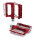 XLC MTB/ATB-Pedal PD-M09 Alu, rot/silber