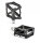 xlc mtb/trekking pedal pd-m12 alu, schwarz/silber