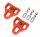 xlc cleatset pd-x04 passend für xlc look-pedale, 9°, rot