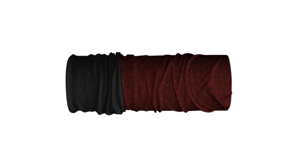 H.A.D. Multifunktionstuch Inukshuk Bordeaux by R. Messner Fleece: Black Original Fleece