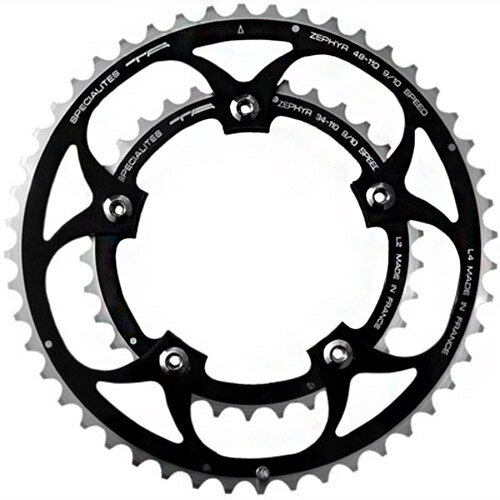 Kettenblatt  Zéphir, 33 schwarz, Ø 110 innen 9/10-f, TA, PL-50110109-33