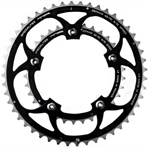 Kettenblatt  Zéphir, 34 schwarz, Ø 110 innen 9/10-f, TA, PL-50110109-34