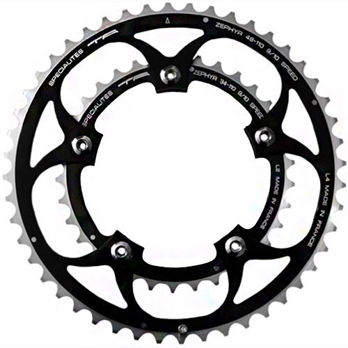 Kettenblatt  Zéphir, 36 schwarz, Ø 110 innen 9/10-f, TA, PL-50110109-36